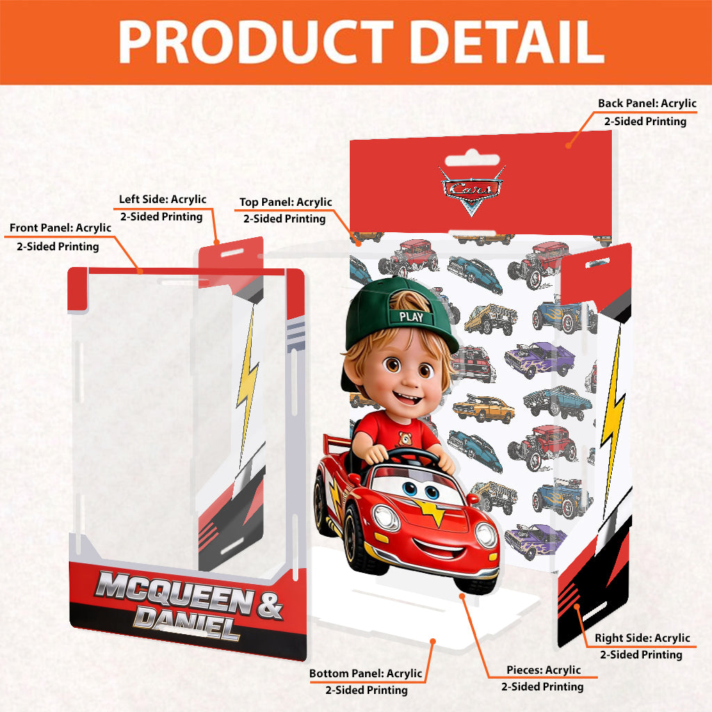 The Little Racer - Personalized Racing Lover Acrylic Display Box