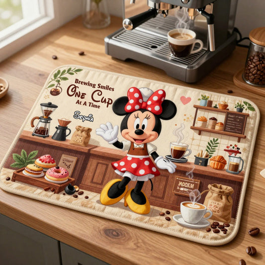 Powered By Coffee - Personalized Coffee Placemat