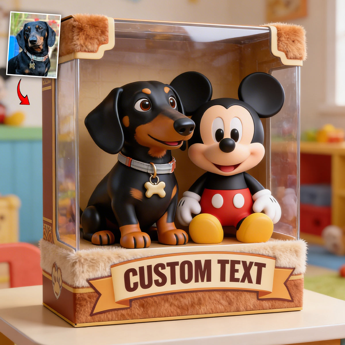 Pet Friends - Personalized Mouse Custom Shaped Acrylic Plaque