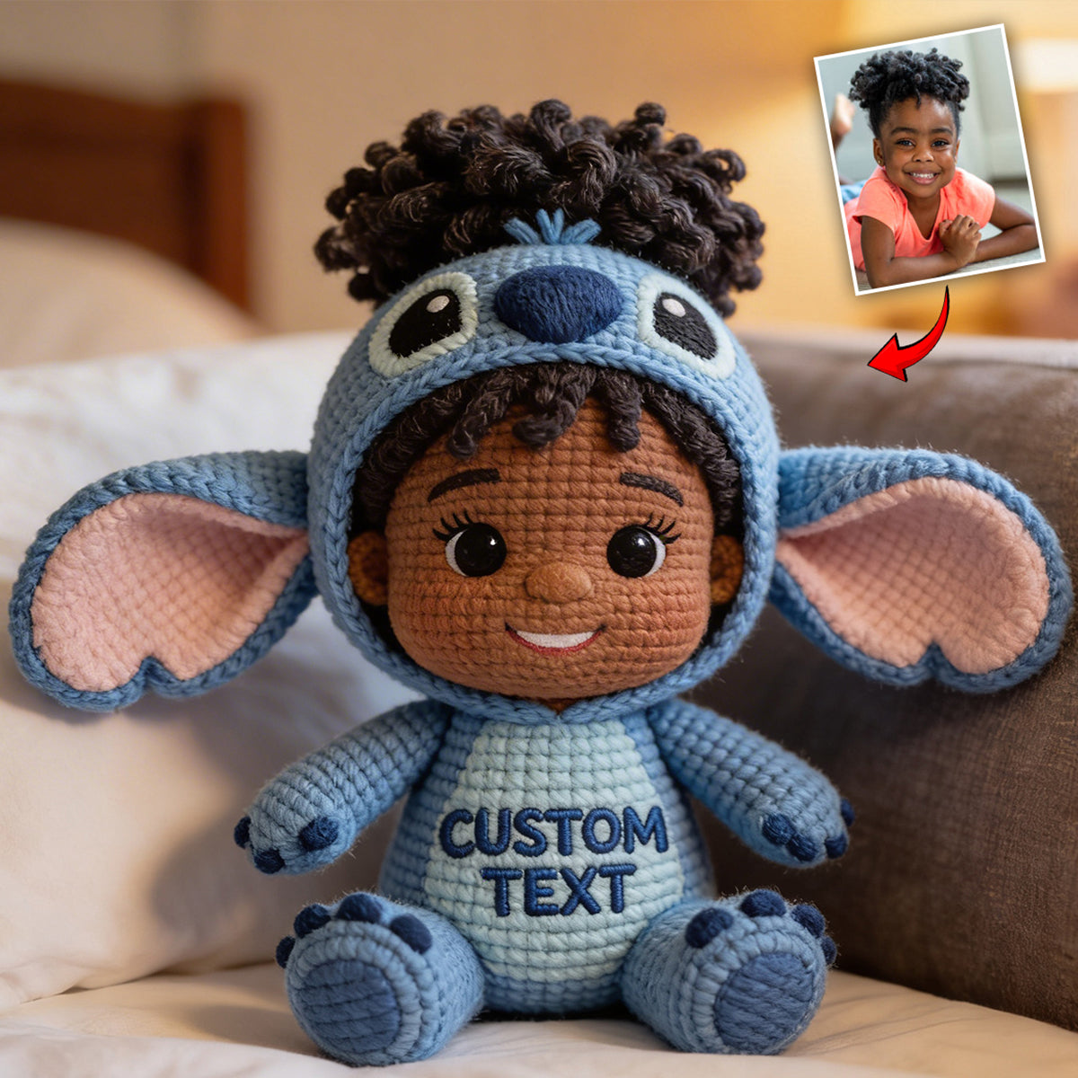 Ohana Means Family - Personalized Ohana Premium Faux Fur Pillow