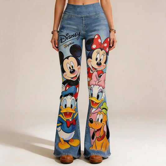 Friends - Personalized Mouse Flare Leggings