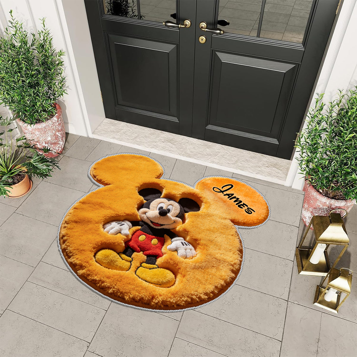 Magic Friends - Personalized Mouse Non-Slip Tufted Rug