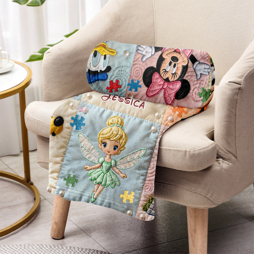 It's Ok To Be Different - Personalized Autism Awareness Blanket