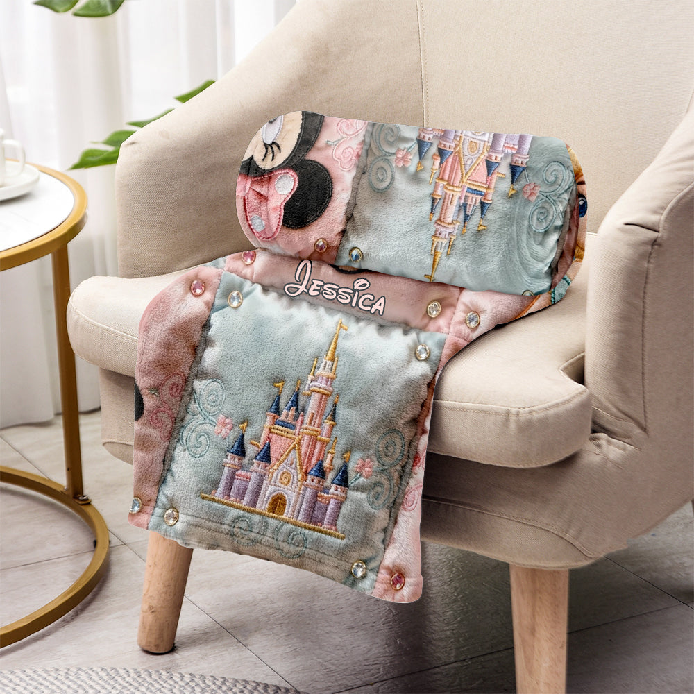 Magic Friends - Personalized Mouse Blanket