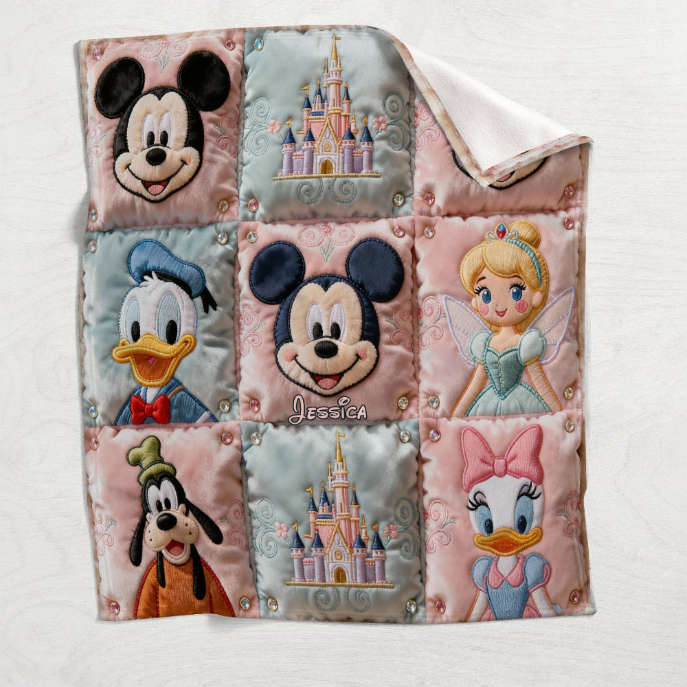 Magic Friends - Personalized Mouse Blanket