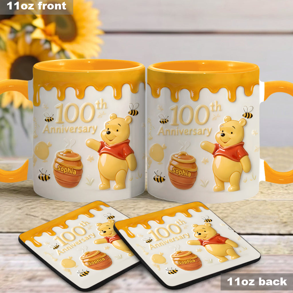 Honey Bear 100th Anniversary - Personalized Accent Mug