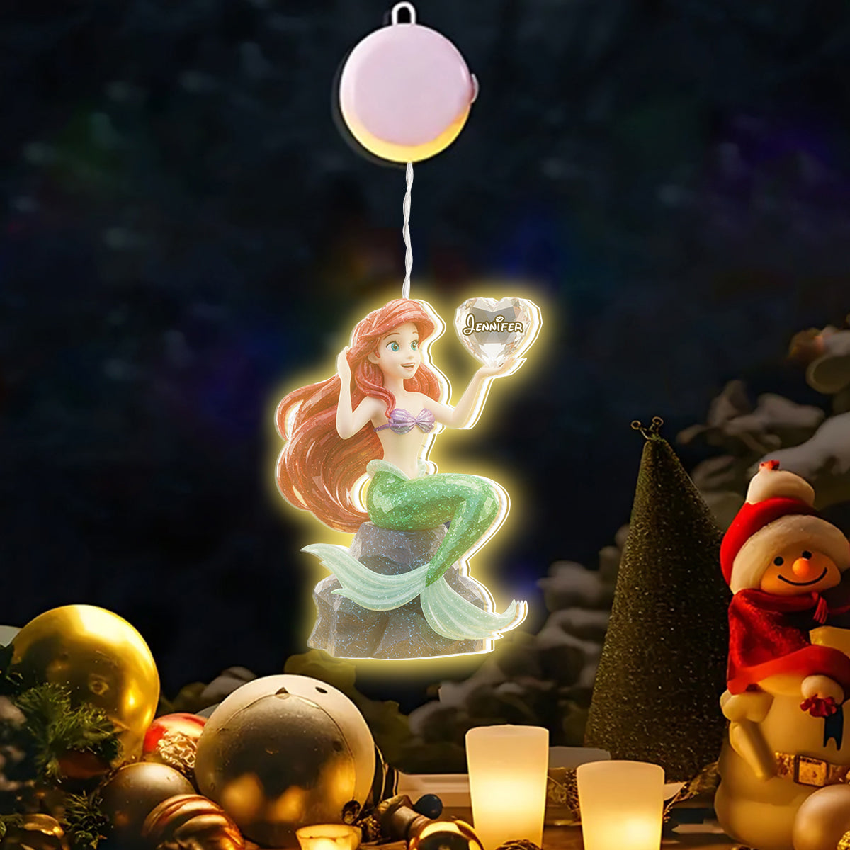 Magical Princess - Personalized Mouse LED Light Ornament
