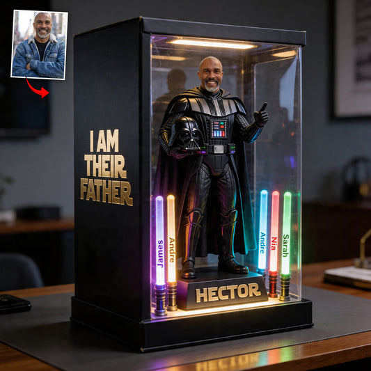 I Am Their Father - Personalized The Force Custom Shaped Acrylic Plaque