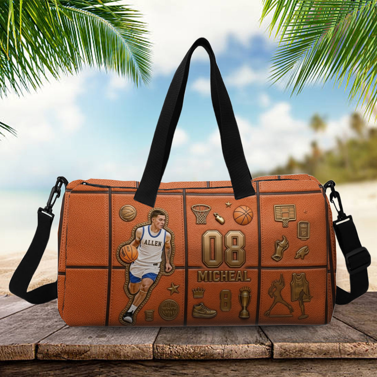 Basketball Player - Personalized Basketball Duffle Bag