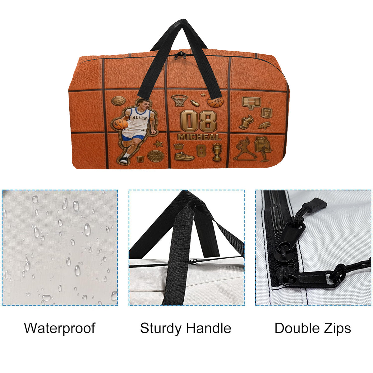 Basketball Player - Personalized Basketball Duffle Bag