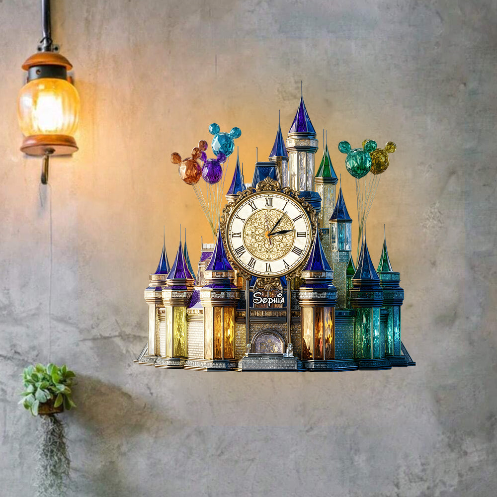 Magical Time - Personalized Mouse LED Light Wall Clock