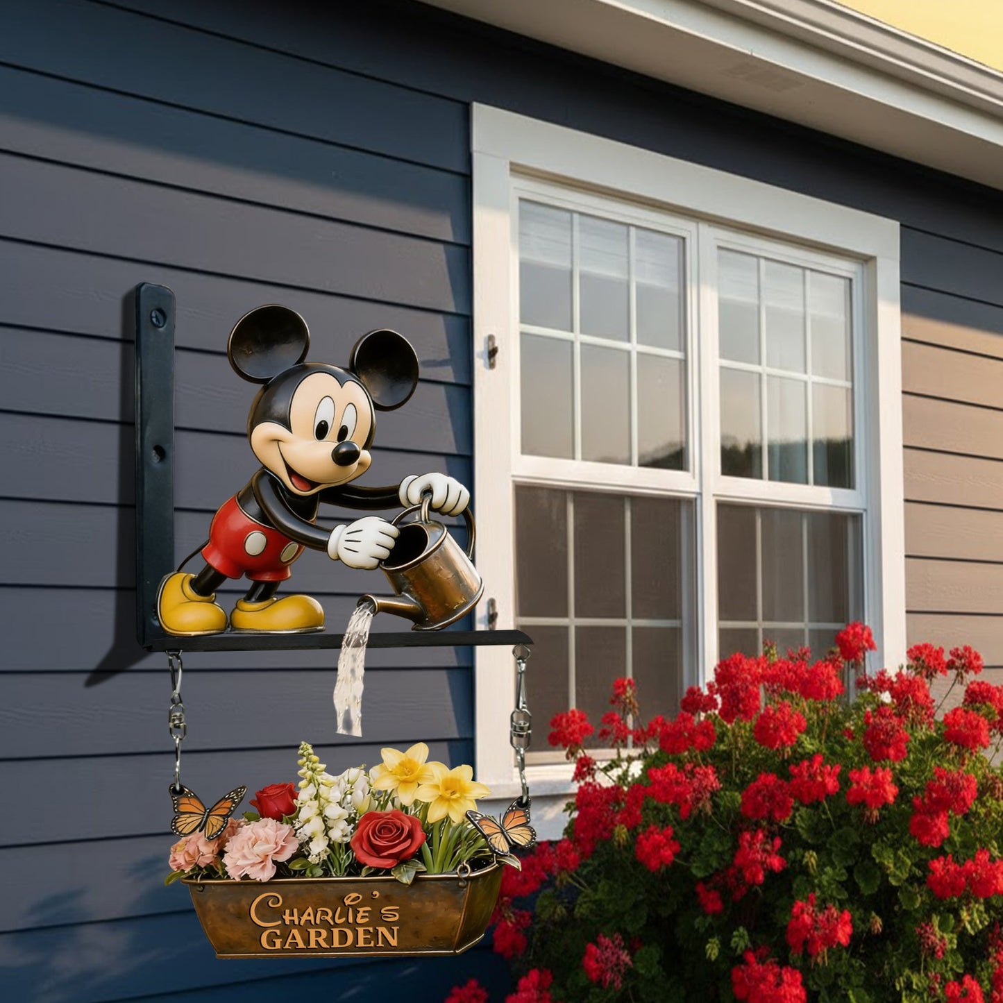 Magical Garden Gift For Gardening Lovers - Personalized Mouse Wooden Wall Mount Sign