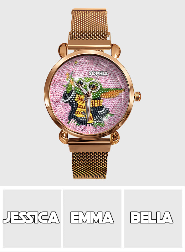 Legendary Green - Personalized The Force Women Hand Watch