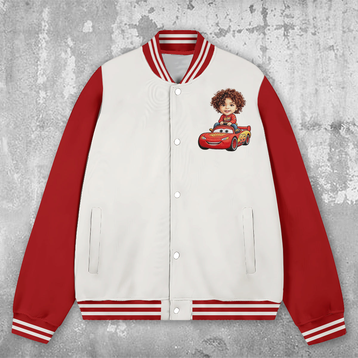 Strong Race - Personalized Racing Lover Varsity Jacket