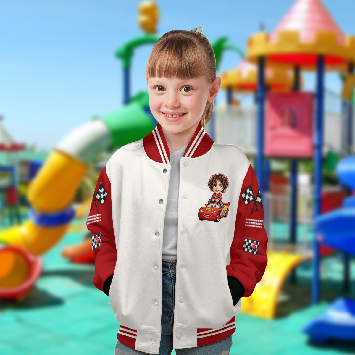 Strong Race - Personalized Racing Lover Varsity Jacket