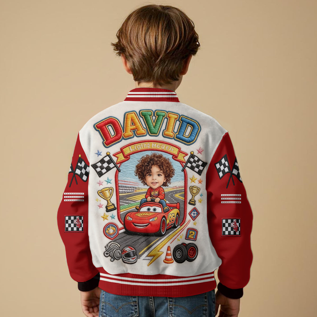 Strong Race - Personalized Racing Lover Varsity Jacket