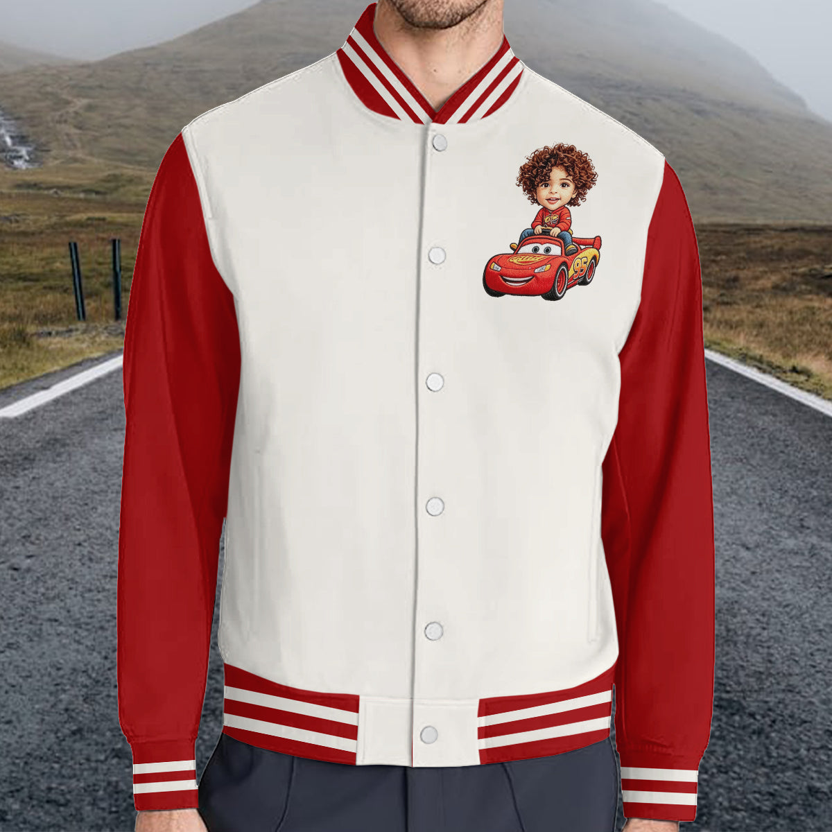 Strong Race - Personalized Racing Lover Varsity Jacket