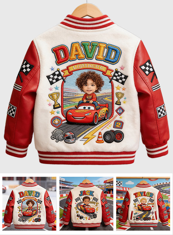 Strong Race - Personalized Racing Lover Varsity Jacket