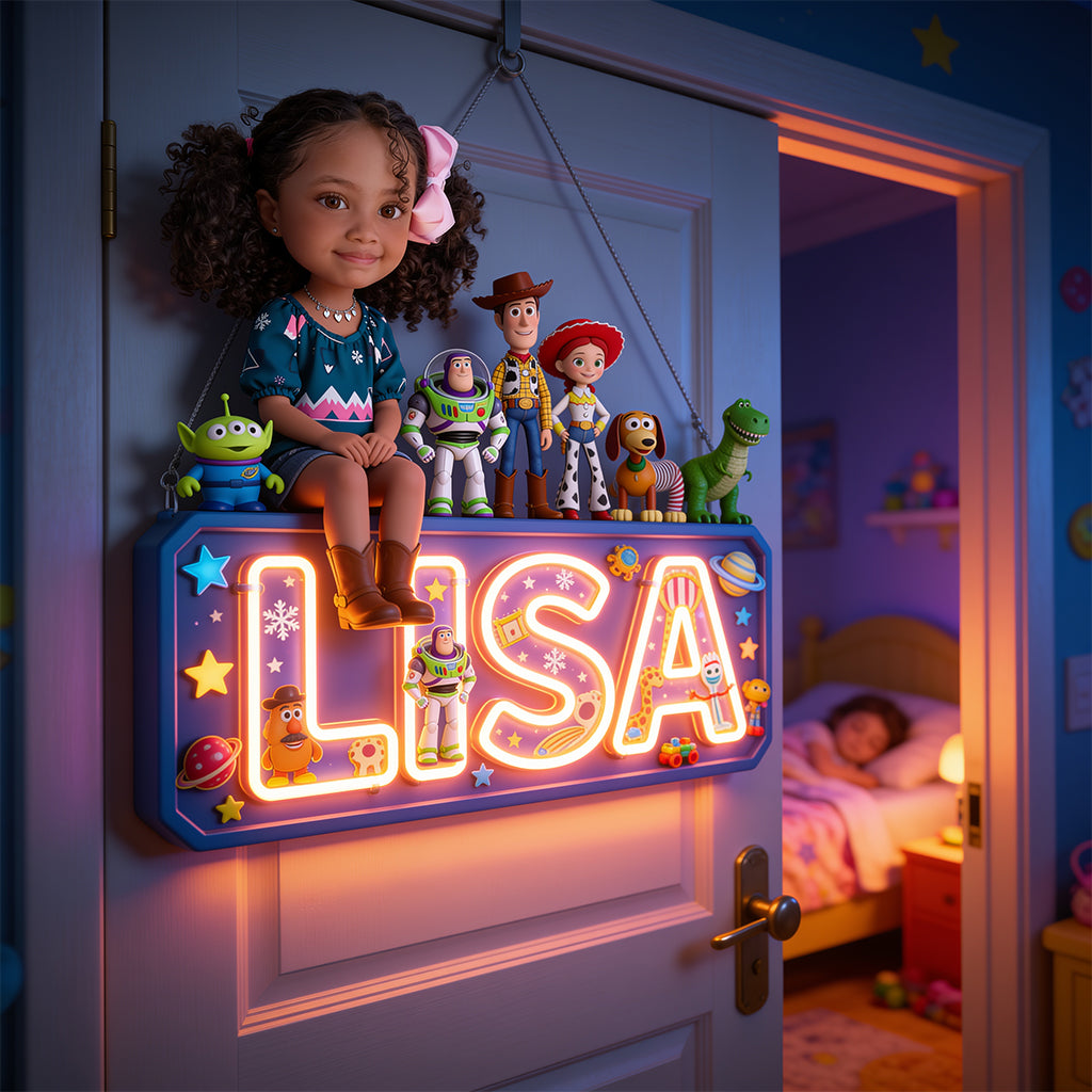 The Story Of Toys - Personalized Movie For Kids LED Light Acrylic Sign