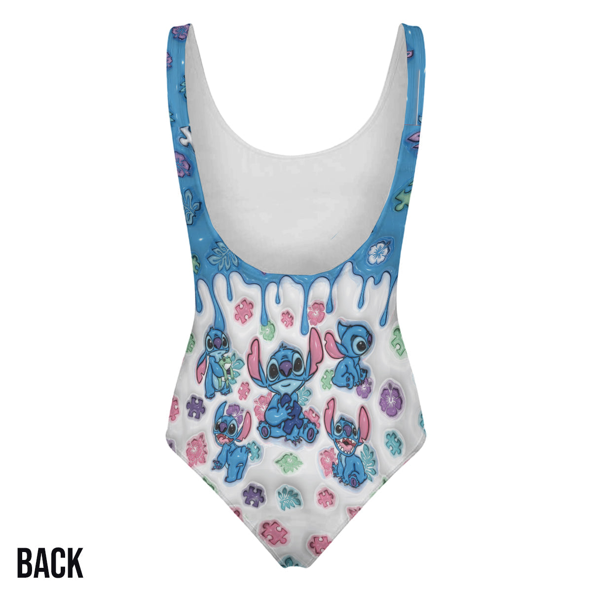Ohana Means Family - Personalized Ohana Women Swimming Bodysuit