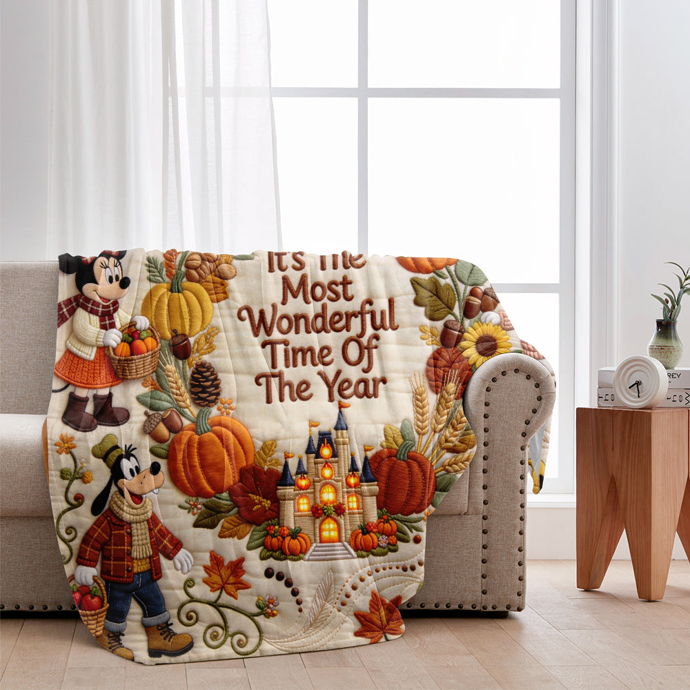 It's The Most Beautiful Time Of The Year - Personalized Mouse Blanket
