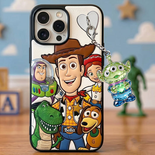 Galaxy And Western Buddy Toy - Personalized Movie For Kids Dangling Charms