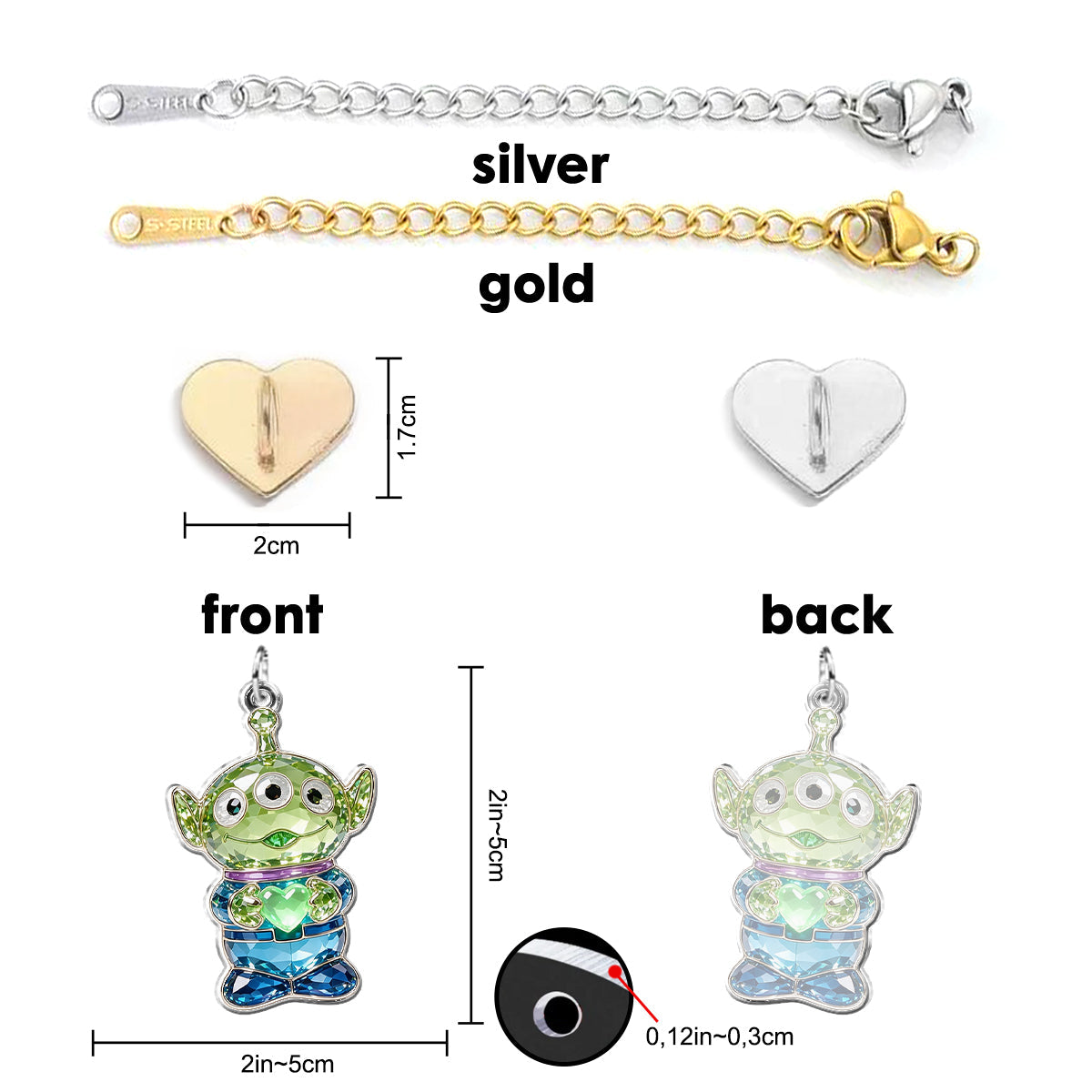 Galaxy And Western Buddy Toy - Personalized Movie For Kids Dangling Charms