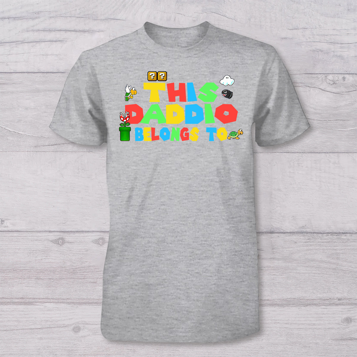 My Cool Daddio - Personalized Super Plumber T-shirt And Baby Onesie