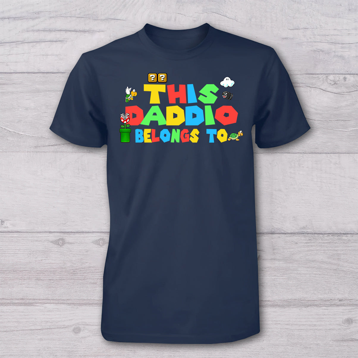My Cool Daddio - Personalized Super Plumber T-shirt And Baby Onesie