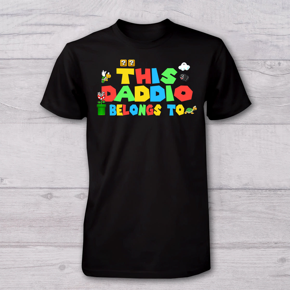 My Cool Daddio - Personalized Super Plumber T-shirt And Baby Onesie