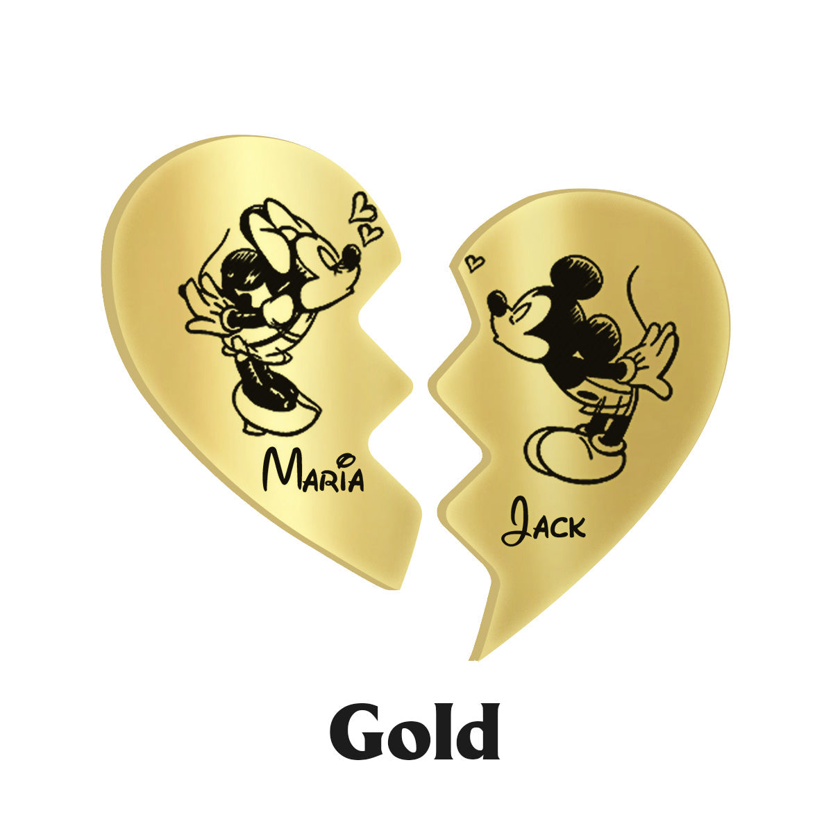 Magical Love - Personalized Mouse Matching Pendant Necklace