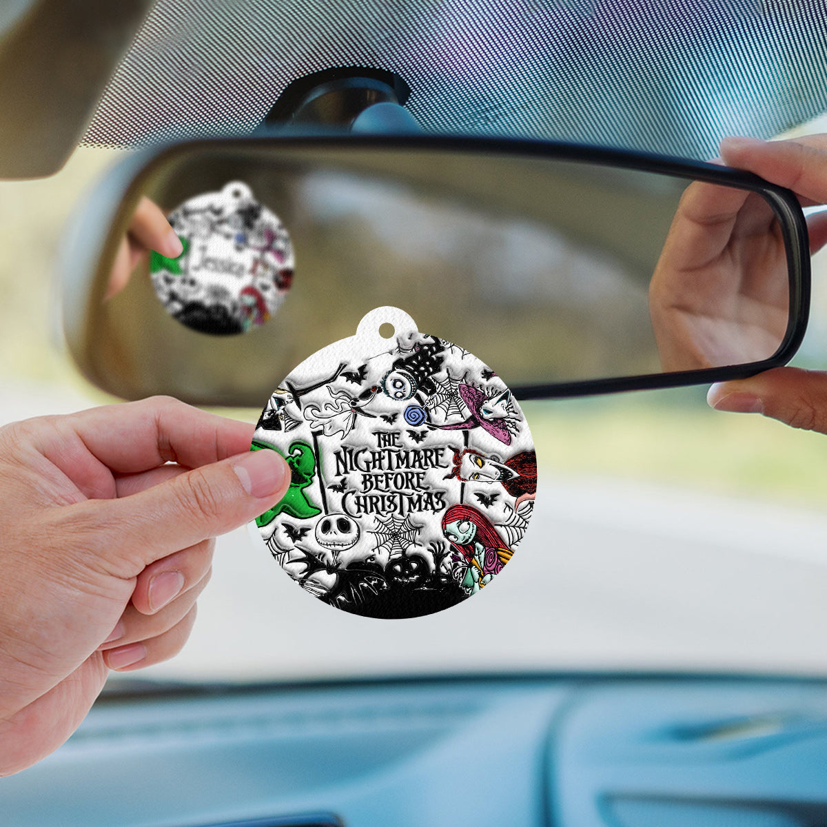 Nightmare - Personalized Nightmare Circle Air Freshener