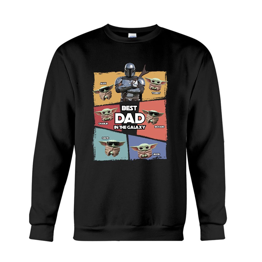 Best Dad In The Galaxy - Personalized The Force T-shirt And Hoodie