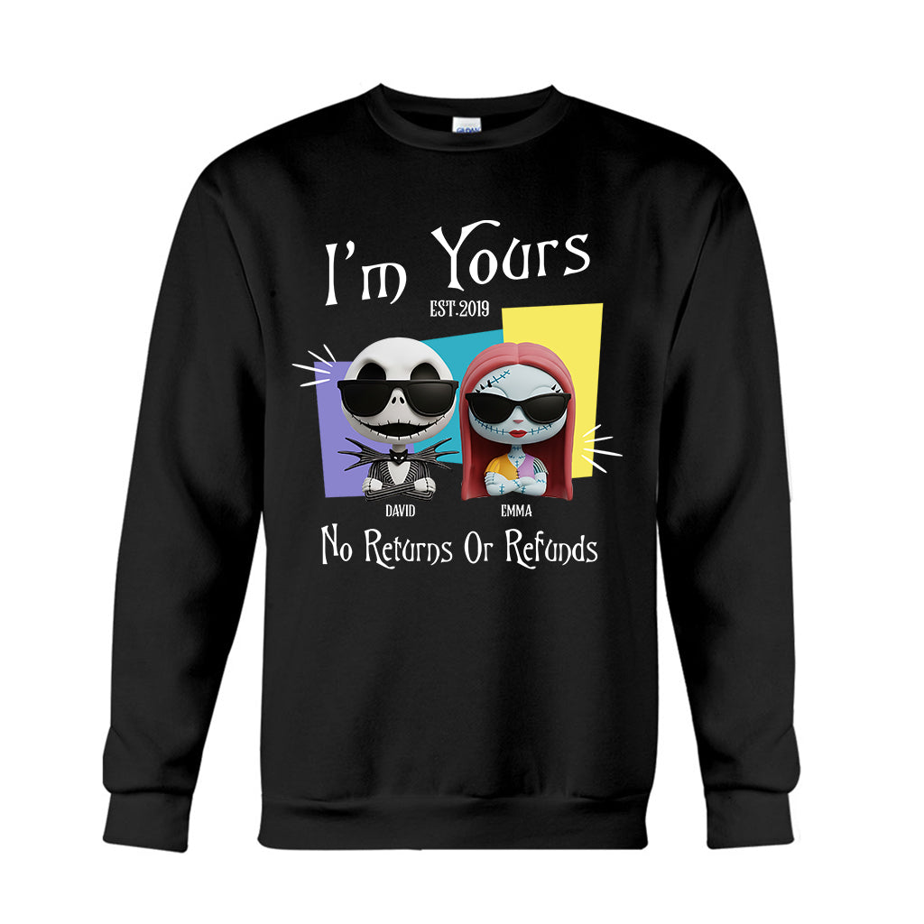 I'm Yours No Returns Or Refunds - Personalized Nightmare T-shirt And Hoodie
