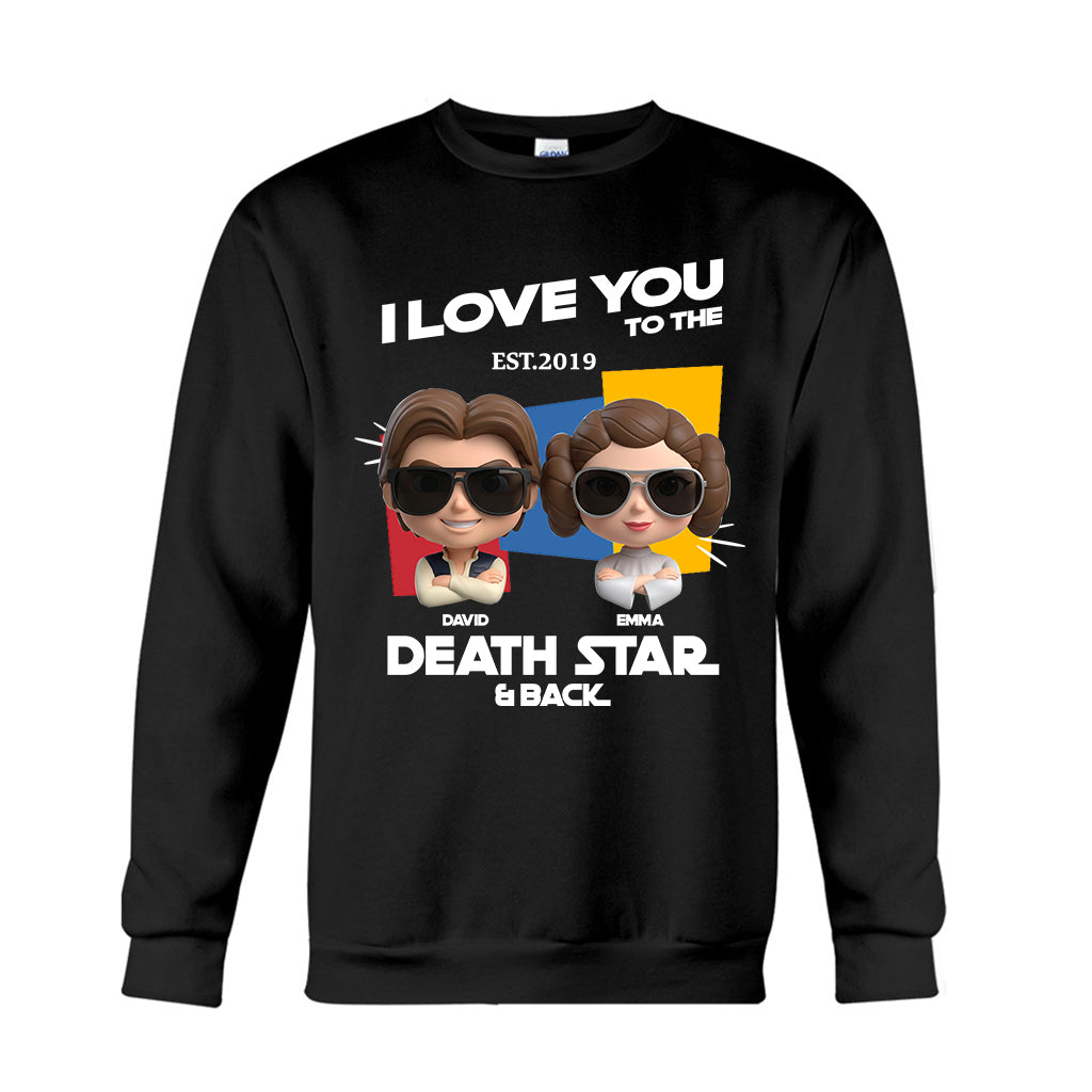 I Love You To The Death Star And Back - Personalized The Force T-shirt And Hoodie