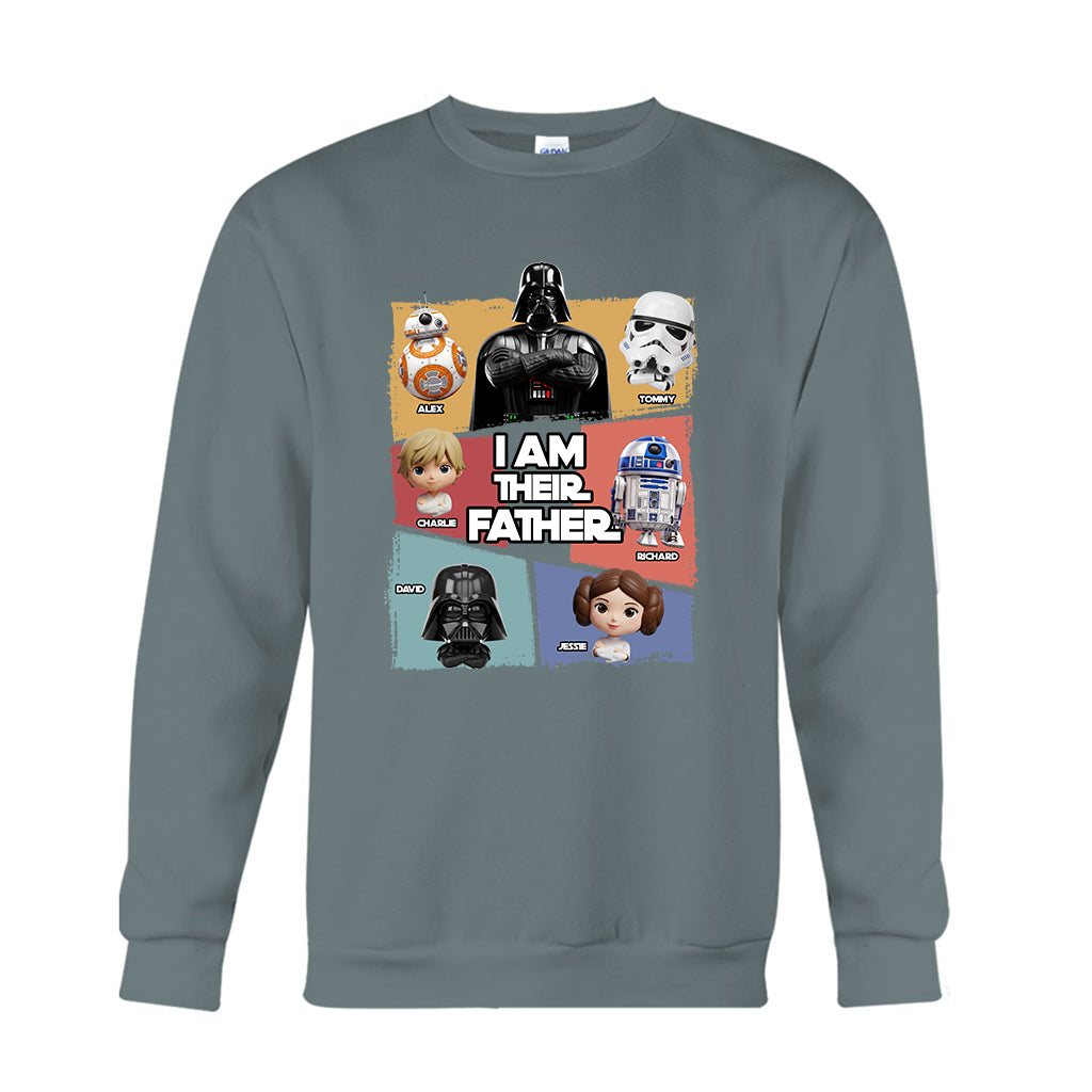 I Am Their Father - Personalized The Force T-shirt And Hoodie