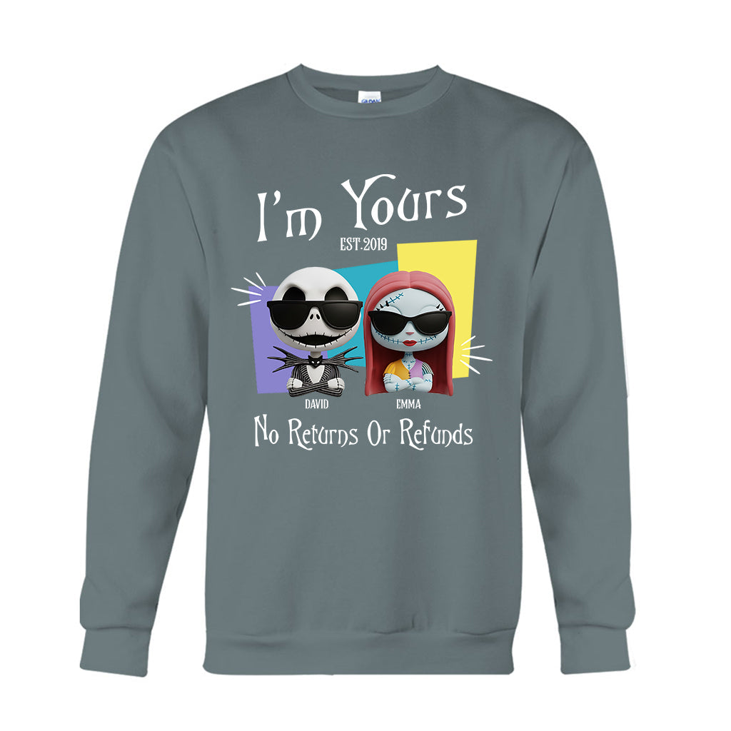 I'm Yours No Returns Or Refunds - Personalized Nightmare T-shirt And Hoodie