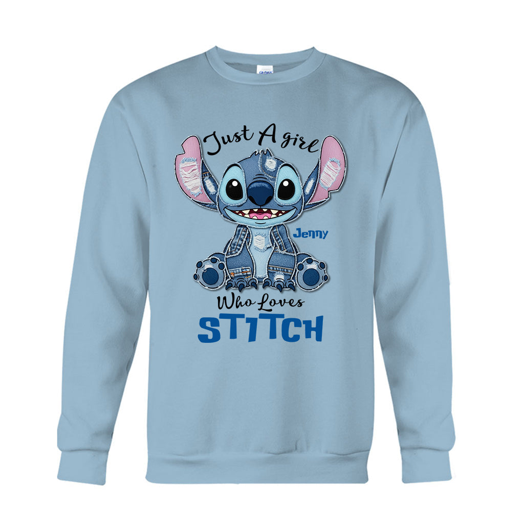 Just A Girl Who Loves Ohana - Personalized Ohana T-shirt And Hoodie