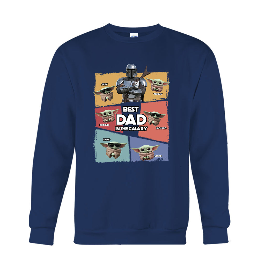 Best Dad In The Galaxy - Personalized The Force T-shirt And Hoodie