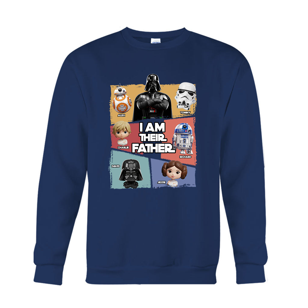I Am Their Father - Personalized The Force T-shirt And Hoodie