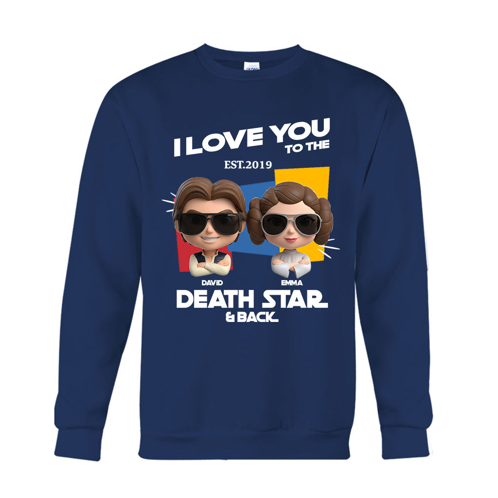 I Love You To The Death Star And Back - Personalized The Force T-shirt And Hoodie