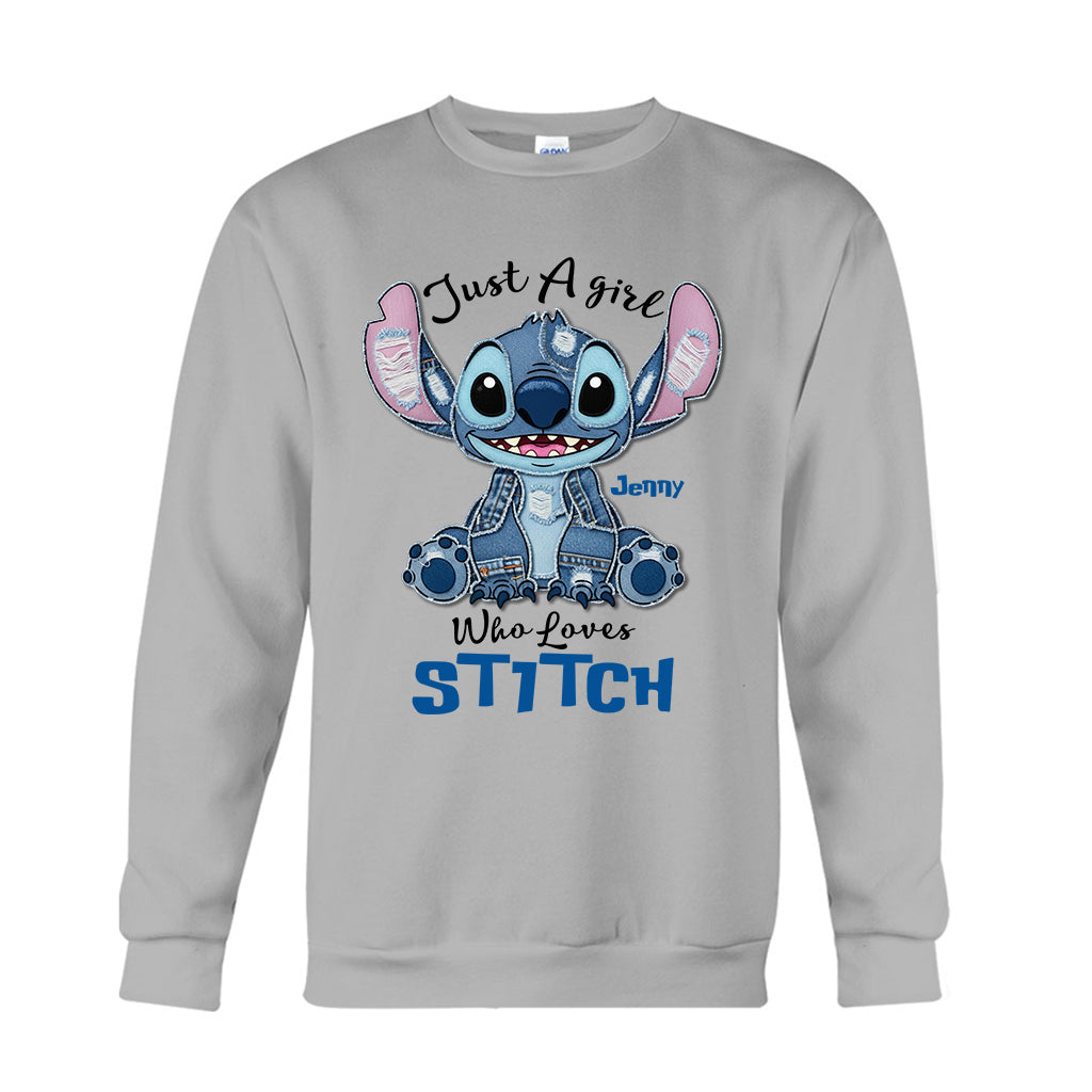 Just A Girl Who Loves Ohana - Personalized Ohana T-shirt And Hoodie