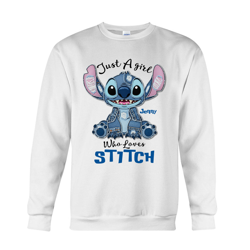 Just A Girl Who Loves Ohana - Personalized Ohana T-shirt And Hoodie