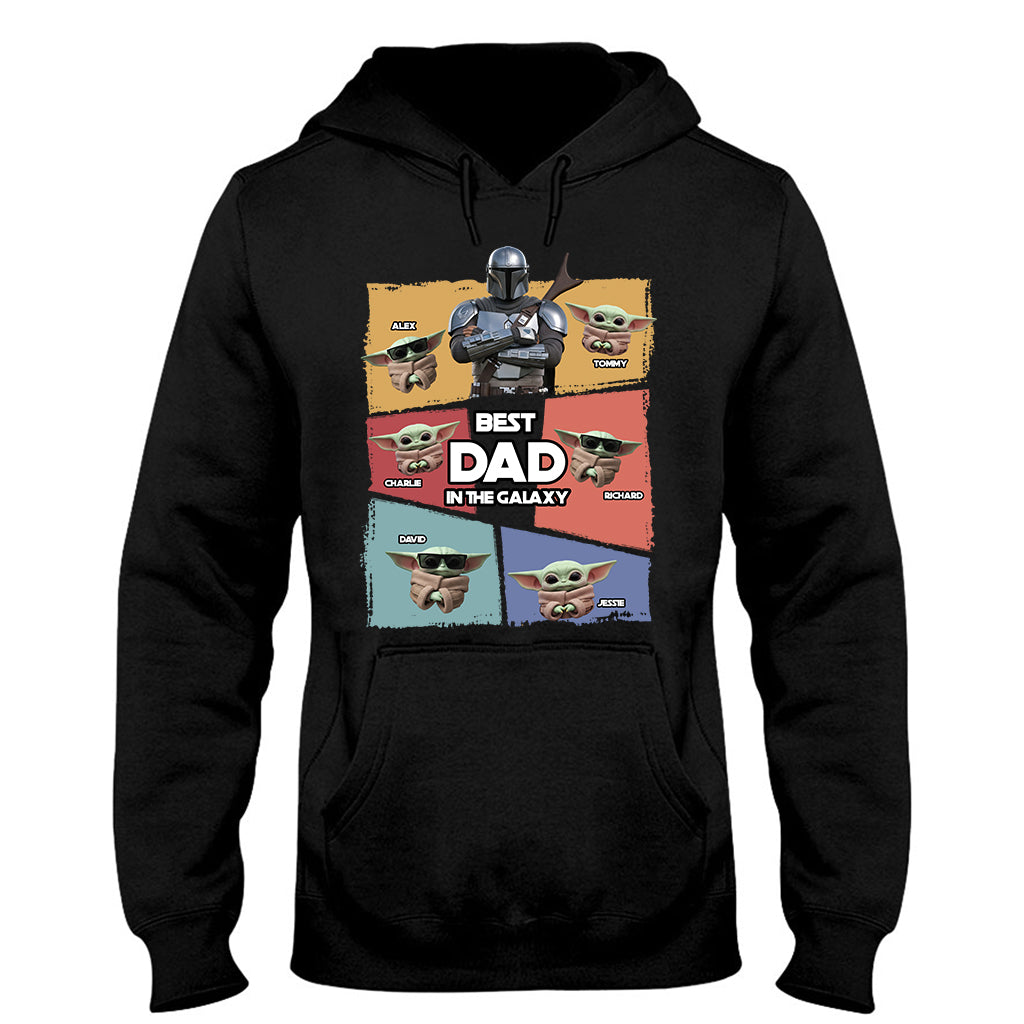 Best Dad In The Galaxy - Personalized The Force T-shirt And Hoodie