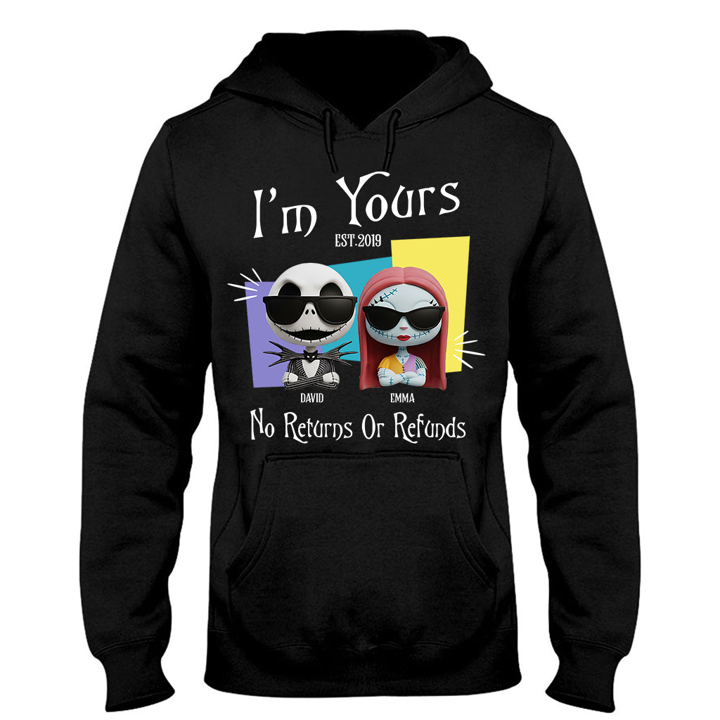 I'm Yours No Returns Or Refunds - Personalized Nightmare T-shirt And Hoodie