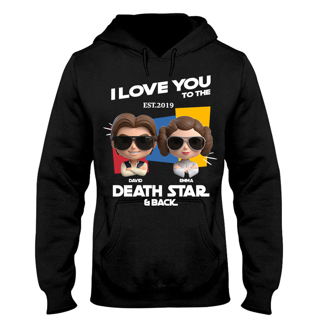 I Love You To The Death Star And Back - Personalized The Force T-shirt And Hoodie