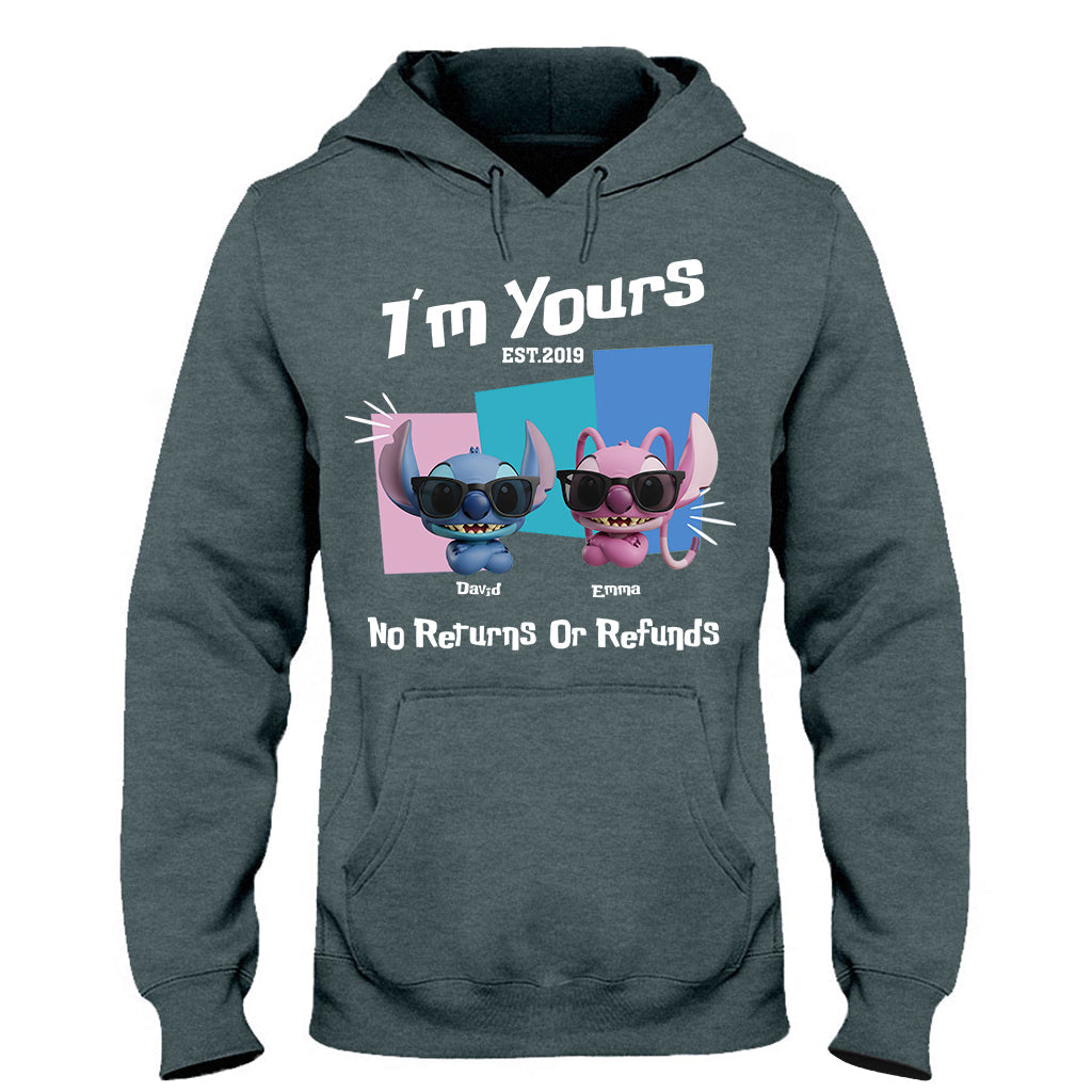 I'm Yours No Returns Or Refunds - Personalized Ohana T-shirt And Hoodie