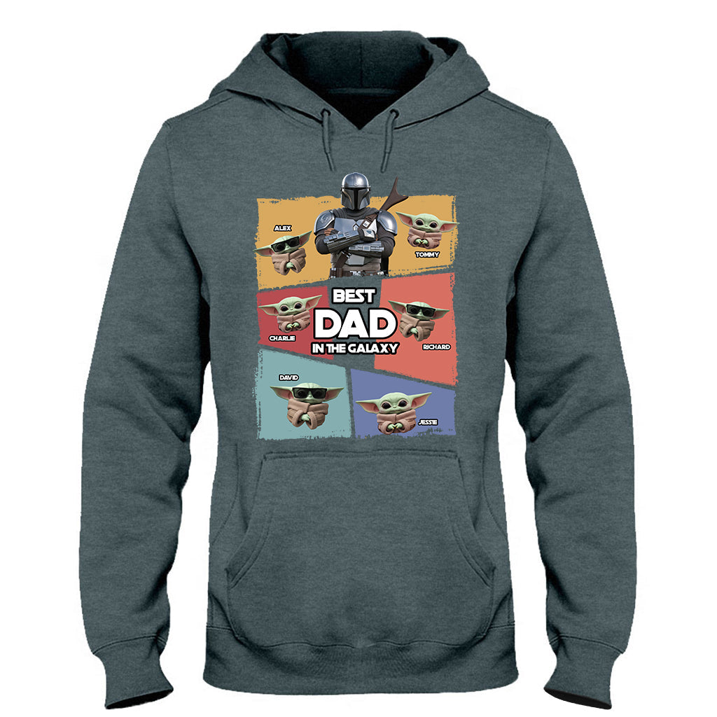 Best Dad In The Galaxy - Personalized The Force T-shirt And Hoodie