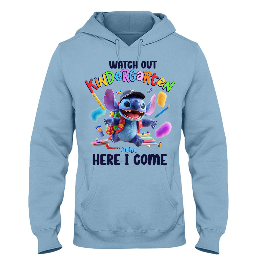 Watch Out Kindergarten Here I Come - Personalized Kid T-shirt And Hoodie