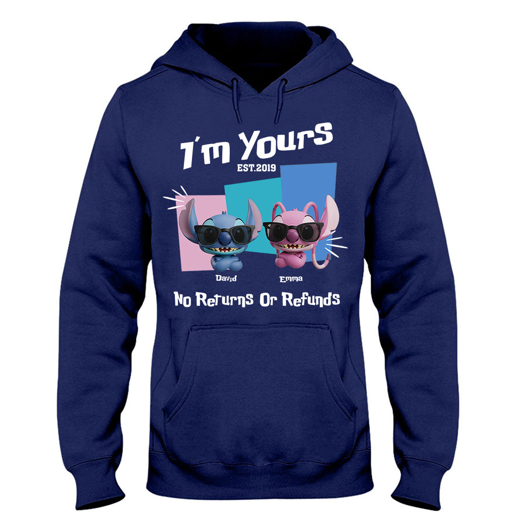 I'm Yours No Returns Or Refunds - Personalized Ohana T-shirt And Hoodie